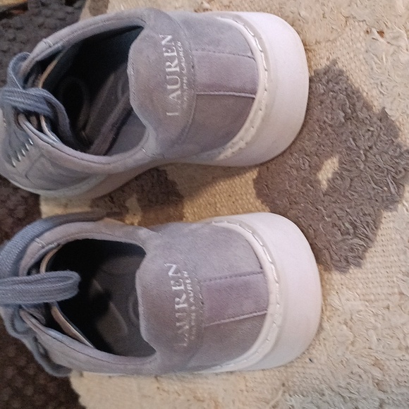 Ralph Lauren Angeline Blue suede sneakers new condition 💜 - Picture 5 of 10